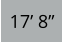 17’ 8”